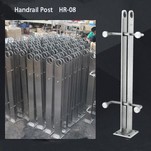 Keluli tahan karat dan kaca Balustrades