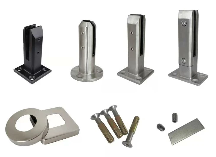 Frameless Glass fencing spigots